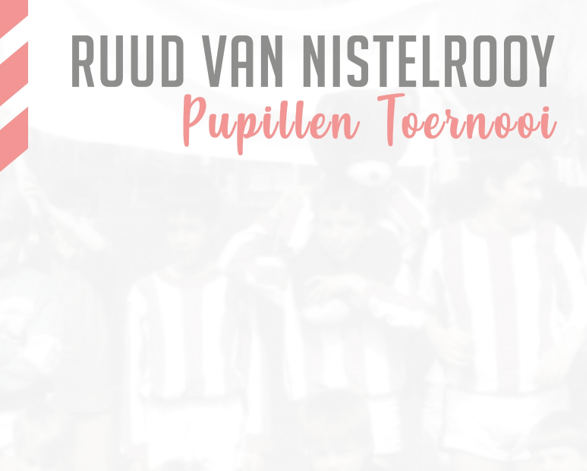 Zaterdag 1 juni Ruud van Nistelrooy pupillen toernooi op sportpark de Biescamp